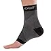 Copper Fit Unisex-Adult's Standard Foot Relief Compression Ankle Sleeve, Black, Medium