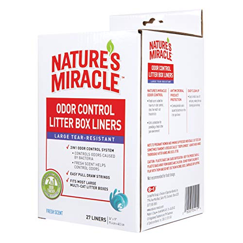 Nature's Miracle Odor Control Litter Box Liners, 27 Count Pricepulse