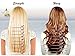 Clip in Remy Extensions 100% Real Human Hair Extension 12/613# honey bleach blonde 18inches 70g