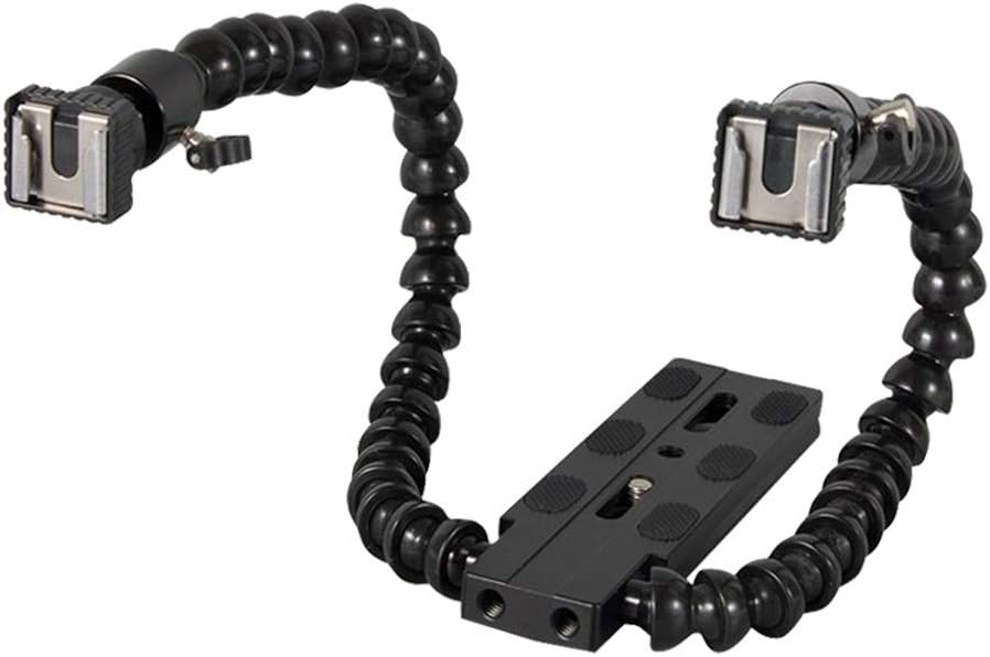 guizhoujiufu Camera Accessories Camera Flash Bracket SLR Camera Flash Bracket Dual
