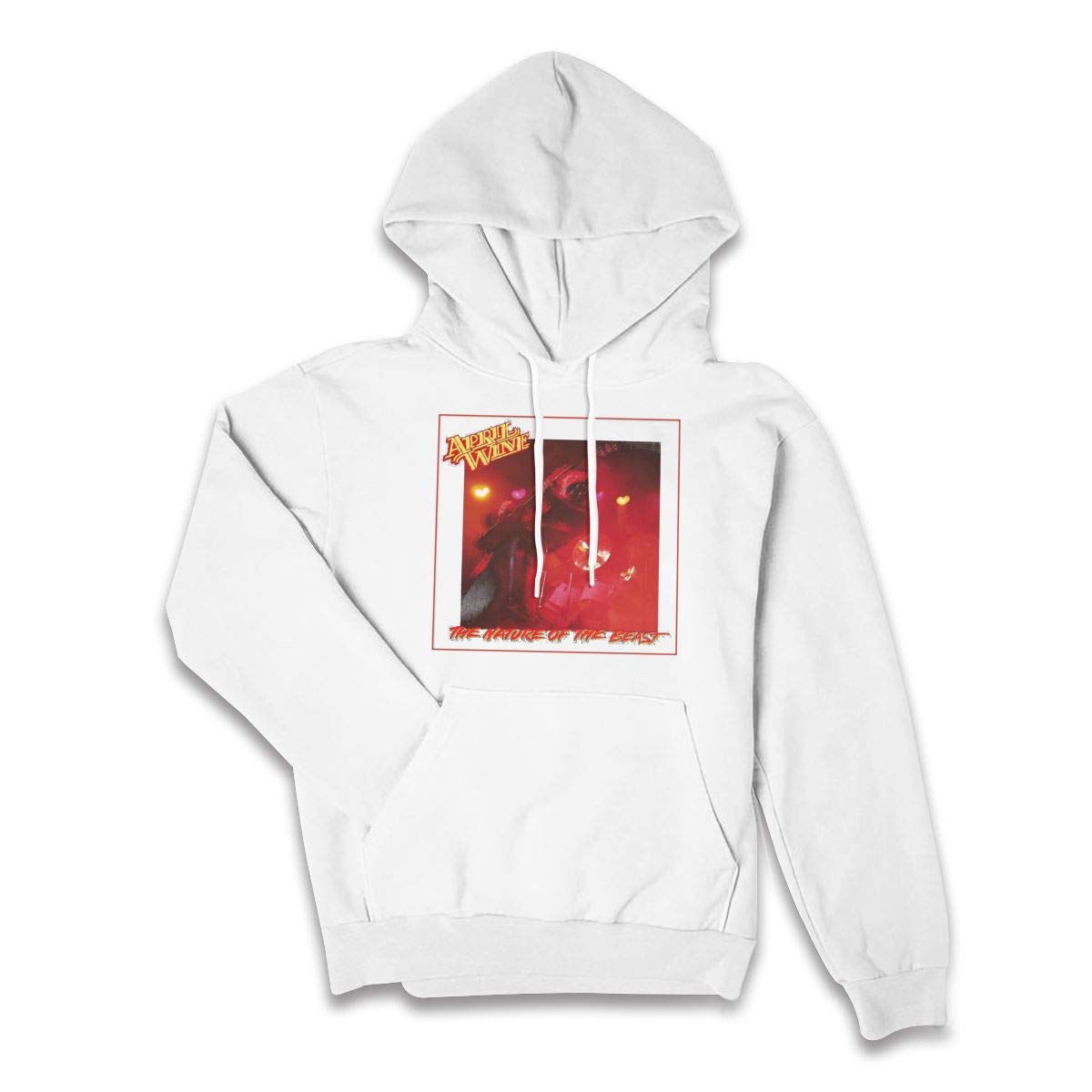 Erman Color Name Comfortable April Wine Music Band Cover Pullover Hooded Shirts With Pocke
