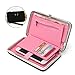 Phone clutch wallet,Charminer Women's Phone Package Bow Long Section Clutch 5.5 Inch Phone Wallets Case Hasp Long Purse Clutches Leather Wallet for Iphone Samsung Black