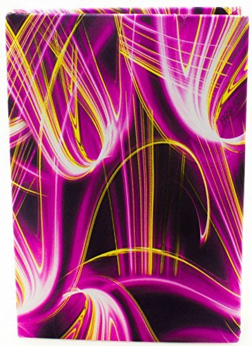 Book Sox Stretchable Book Cover: Standard Size Purple Electric. Fits Smaller/Thinner Hardcover Textbooks up to 8x10. Easy to Install, Adhesive-Free, Nylon Fabric Protector for School. Wash & Re-Use!