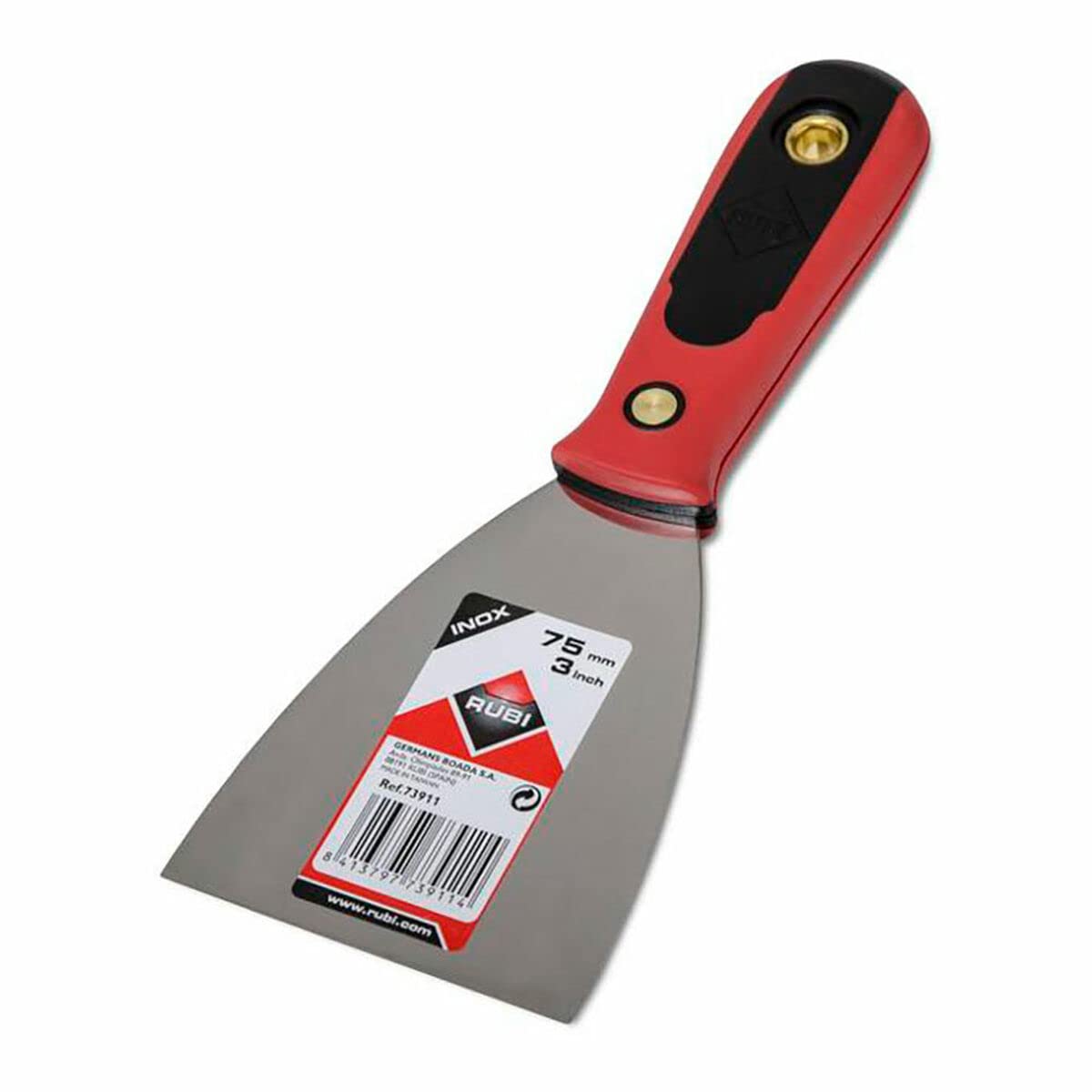 Rubi 73911 – 75 millimetres Stainless Spatula.