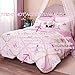 Brandream Kids Comforter Set Full Queen Size Girls Pink Ballet Bedding Quilt Set Luxury Handmade Quilts