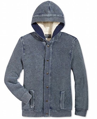 chunky knit hoodie mens