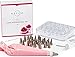 Natizo Deluxe Cake Decorating Kit - 43 Piece Set with 26 Reusable Stainless Steel Icing Piping Tips - Easy Clean and Storage - Impress Your Family and Friends with Beautiful Cake Decorations