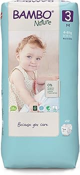 Bambo Nature Couche Taille 3 4-8kg Tall Pack 52 unités view 1