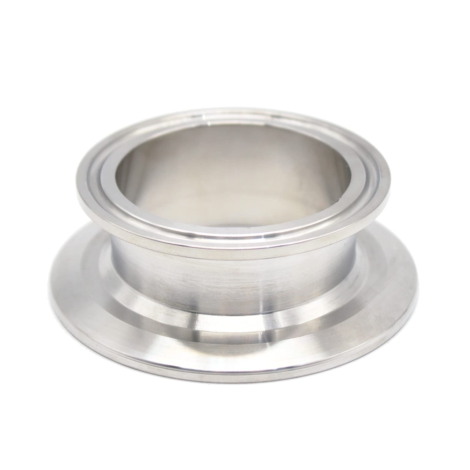 QiiMii Sanitary Concentric Reducer 2.5"x2" Tri Clamp Clover Stainless Steel 304 Sanitary Fitting End Cap Reducer
