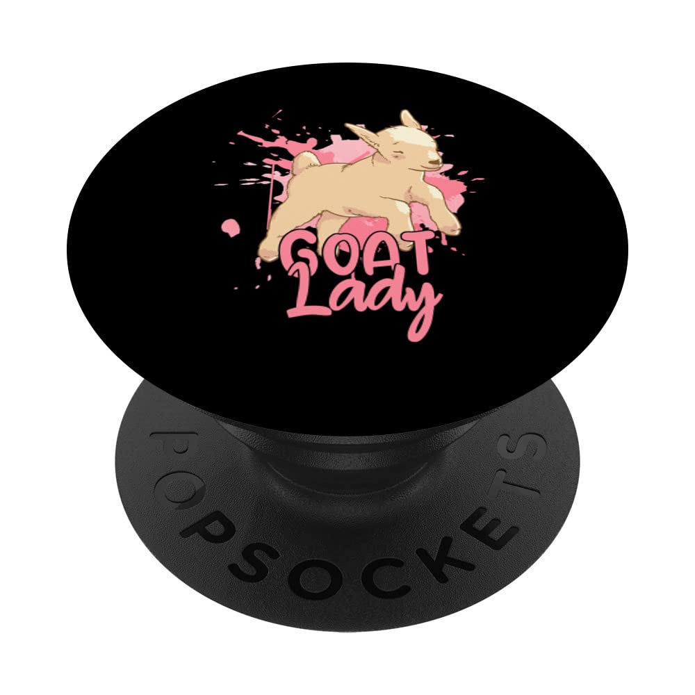 Goat Lady Owner Pet Animal Lover PopSockets Swappable PopGrip