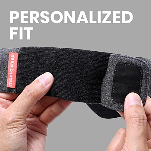 Manta Sleep 100 Blackout Weighted Eye Mask Zero Eye Pressure