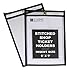 C-Line Stitched Shop Ticket Holders, Both Sides Clear, 6 x 9 Inches, 25 per Box (46069)