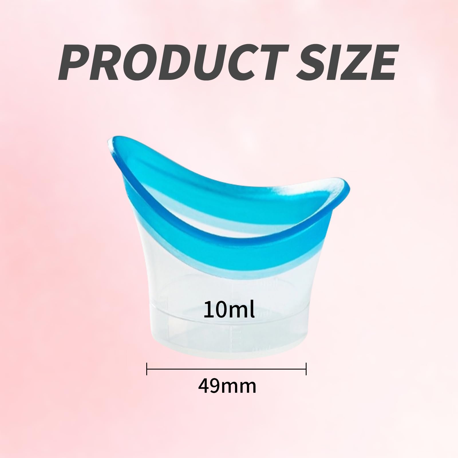 BRBASAP Eye Wash Cup 4Pack Eye Wash Kit Bath Kit Silicone Eyelash Lid Care for Tired Dry Eyes Effective Eye Cleaner Solution with Storage Container Soothing Tired Eyes (Blue and Pink)