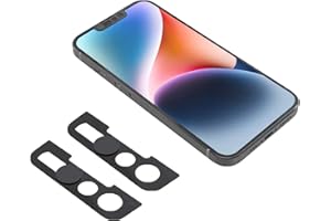 EYSOFT Phone Front Camera Cover,Webcam Cover Compatible for Phone 14,Phone 14 Plus,Phone 13,Phone 13 Mini,Phone 13 Pro,Phone 13 Pro Max,Protect Privacy and Security,Not Affect Face ID, 2 Pack-Black