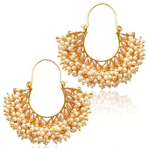 Chand bali earrings hoops earrings hoop earings traditional bali DCEAZ003WH