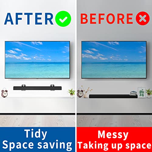 Sound Bar Mounts Universal Soundbar Wall Mount Bracket Kit for Most of