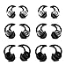 TEEMADE 12 Pieces for Bose Earbuds Replacement Tips Silicone Covers for Bose QC30 QuietControl 30 QC20 SIE2 IE3 Soundsport Wireless Earphones (Black)