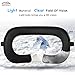 Motoraux® 3D Virtual Reality Glasses Innovative Designed VR Headset Fit for iOS Android & PC Phones Series Within 4.0-5.9 Inches