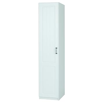 Century Single Wardrobe 1 Door Pearl White Finish Amazon Co