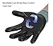 3M Comfort Grip Nitrile Foam Work Gloves, Super Grip 200, General Use / for Safety, Texting, Smartphone -5 Pairs- (Large)
