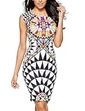 MOQUEEN Slim Fit Print Midi Dress 2249