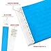 1,000 WristCo Neon Blue Tyvek Wristbands for Events - Tamper-Proof Design & Fluorescent Color Prevent Reuse Premium-Grade Bracelets for Hospital & Medical ID, Party & VIP Identification