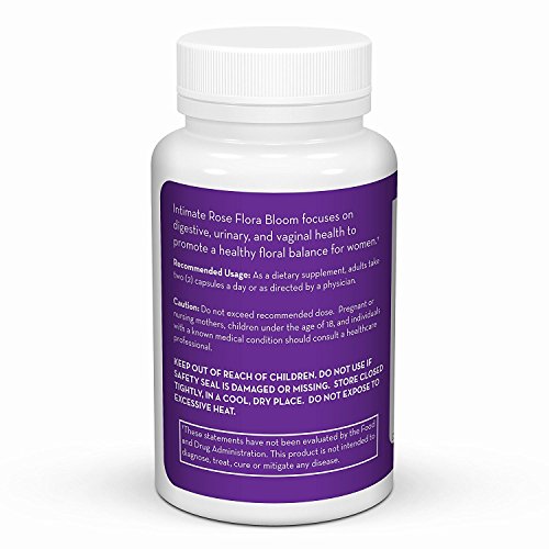 3 Month Supply of Ultimate Flora Bloom Probiotic Supplement for Women - Healthy Vaginal Probiotic - Formula for pH Balance, UTI Treatment, BV Treatment, Vaginal Odor Treatment