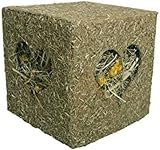 Rosewood I Love Hay Forage Cube Large - Natural Hay Treat & Gnaw Toy for Small
