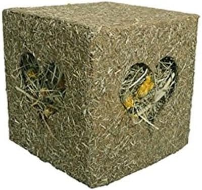Rosewood I Love Hay Forage Cube Large - Natural Hay Treat & Gnaw Toy for Small