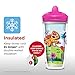 Playtex Sipsters Stage 4 Super Friends Spill-Proof, Leak-Proof, Break-Proof Insulated Sport Spout Sippy Cups - 12 Ounce - 1 Count (Color/Theme May Vary)