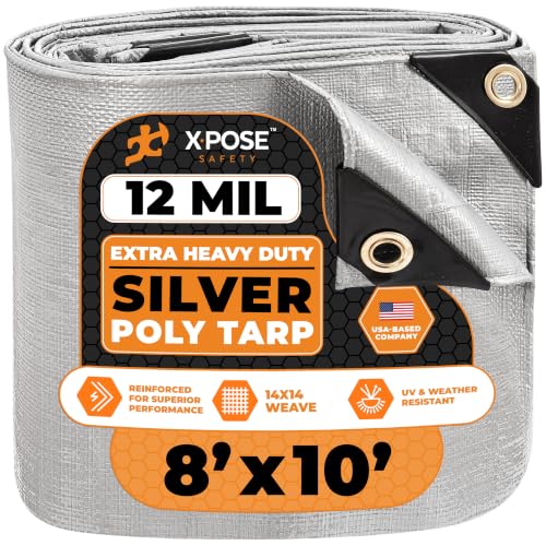 Silver Poly Tarp X