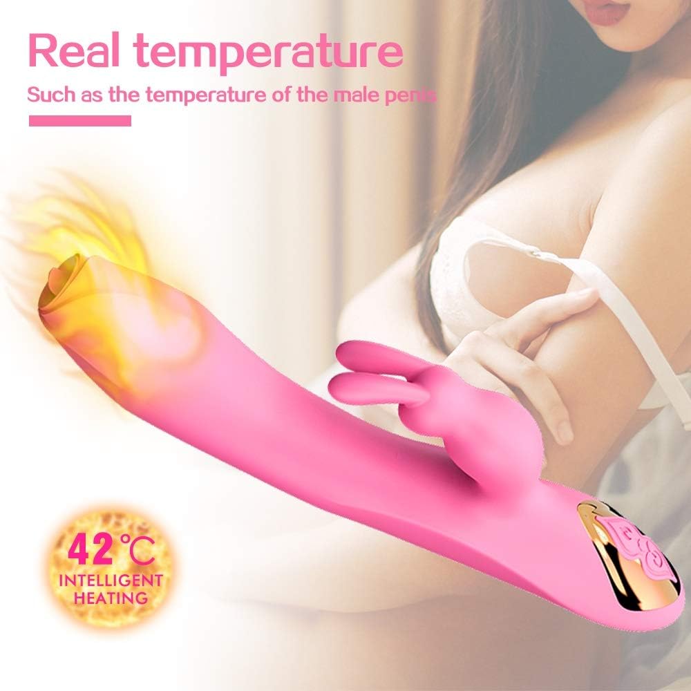 CLA30 Silent Dual Motor Waterproof Cordless USB Recharging Wireless Pleasure 7-Speed Soft Rábbít Vǐbrǎtǒr