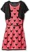 Derek Heart Big Girls' Heart-Print Sweater Dress with Attached Shrug