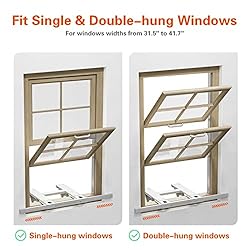 LuckIn No Drill Window AC Support Bracket, Fits