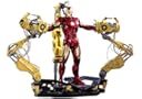 Hot Toys Marvel Iron Man 2 Iron Man Mark IV Diecast Figure with Suit-up Gantry 1/6 Scale Figure Set