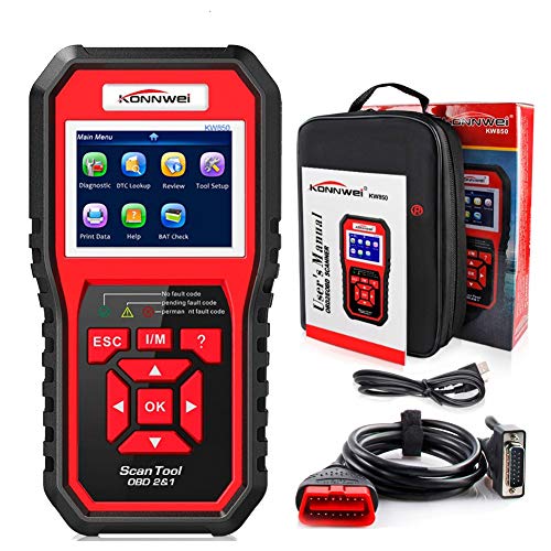 KSRplayer OBDII Auto Diagnostic Code Scanner KW850 Universal Vehicle Engine System Scanner OBD2 EOBD Scanners Tool Check Engine Light Code Reader for All OBD II Cars Since 1996【2018 Upgraded Version】 - Thumbnail 7