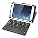 JETech Bluetooth Wireless Keyboard Leather Smart Case with Touchpad for 9 Inch and 10 Inch Tablet PC - 2154