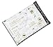 10x13 Pack of 100 Butter Pecan Postmark Poly Mailers a la mode