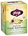 Yogi Tea, Triple Echinacea Green Tea, 16 Count (Pack of 6), Packaging May Vary