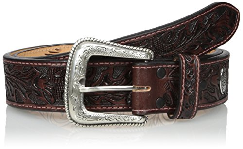 Nocona men s brown mexican tooled acorn, 42
