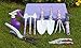 N-AZJ Garden Tools Set, 11 Pieces Gardening Tools with Purple Floral Print, Ergonomic Handle Trowel Rake Weeder Pruner Shears Sprayer, Garden Hand Tools with Carrying Case Gardening Gifts for Womenthumb 3