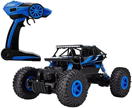 Yiguo RC Charging 1/18 RC Car 2.4GHz 4WD Race Car Rock Crawler Dune Buggy Bigfoot Off-road Car Blue