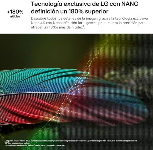 50NU800B6LC - Smart TV Nano UHD AI 50" 4K Sin Reflejos 94%, 2026