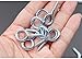 Yonisun 1-5/8 inches Stainless Steel Heavy Duty Screw Eyes Lag Thread - 12 Pcs - Hanging Hooks - Eyebolt [ Hooks Eyes][Screw Eyes] - Small Eyelet Screws