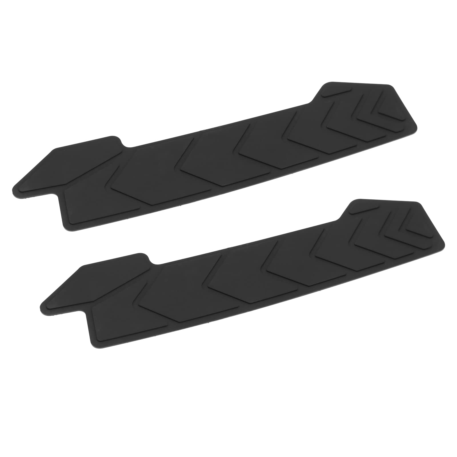 OTOTEC 2PCS Bicycle Frame Protector Bike Chain Stay Guard Silicone Cycling Frame Protection Pad Cover for All Bike Types BMX Road Bikes Mountain Bicycles Black