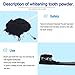 Natural Activated Charcoal Teeth Whitening Powder, 2oz Coconut Charcoal Teeth Whitening Powder Dental Floss Toothbrush-Tongue Cleaner Household Oral Cleaning Kit (2.12 oz)