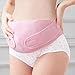 Maternity Belt Back Support Belly Band During Pregnancy - Breathable Abdominal Binder Elastic Cotton and Spandex -Soft Comfortable One Size All Fit - Belly Brace Velcro Attachments Nude by Diggold