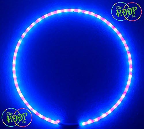 BLACKLIGHT UV Hula Hoop (Ultra Bright) 50xLED's super high density w Charger &amp; Battery (34" OD)