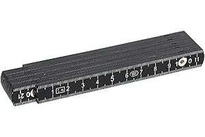 1M Fold Up Rulers Ten-Parts Folding Versatile Inside Reading Carpenter s Ruler Education Meter Lightweight Compact Measuring 