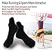Mens No Show Toe Socks 6 Pairs Original Weight Low Cut Running Toe Socks 8-10.5